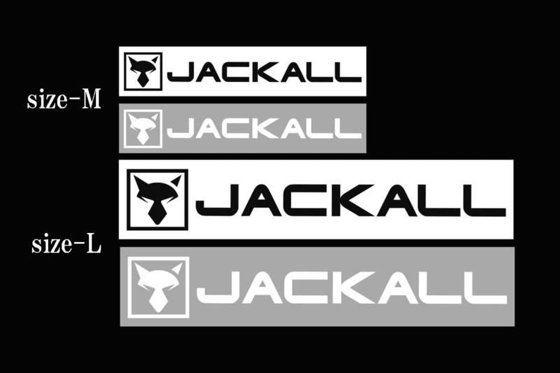 Jk Cutting Sticker カッティングステッカー 長方形 Salt Water 海釣り Jackall ジャッカル ルアー